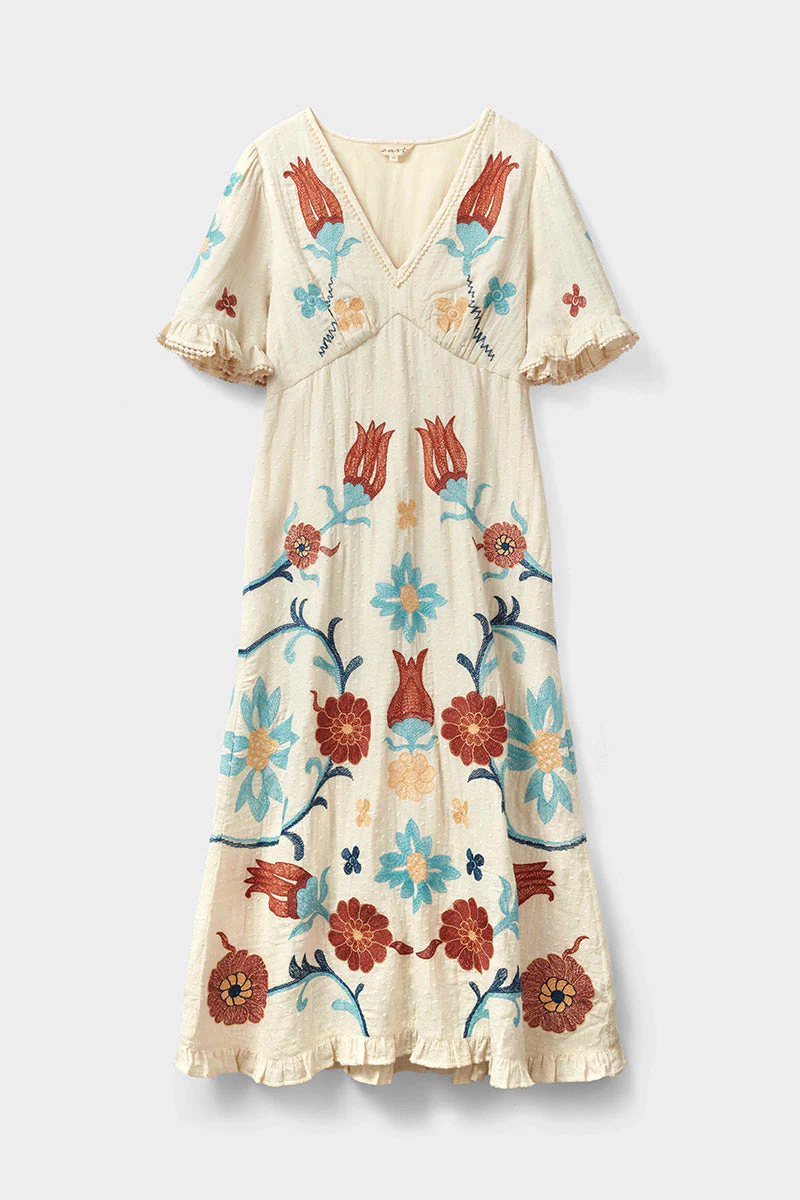 Odeline Embroidered Dress 2